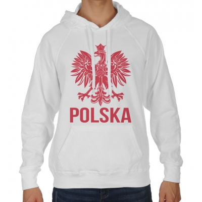 Bluza z kapturem dla kibica Reprezentacji Polski z orłem