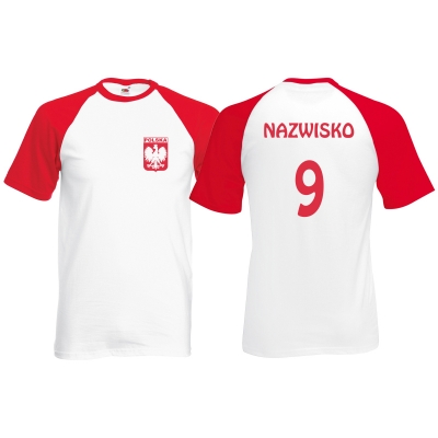 Koszulka kibica reprezentacji Polski z nazwiskiem i numerem W05
