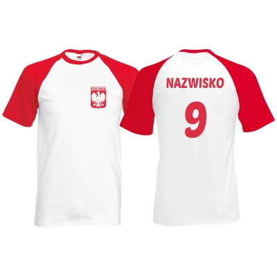Koszulka kibica reprezentacji Polski z nazwiskiem i numerem W10