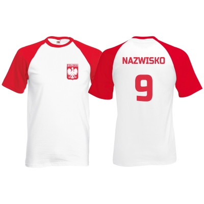 Koszulka kibica reprezentacji Polski z nazwiskiem i numerem W11