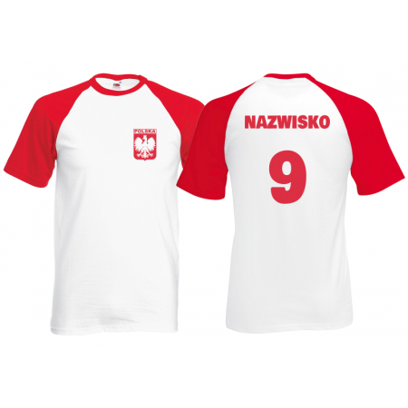 Koszulka kibica reprezentacji Polski z nazwiskiem i numerem W08