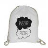 Blogerski plecak worek ze sznurkiem Pizza? Pizza.