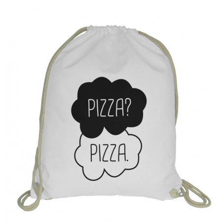 Blogerski plecak worek ze sznurkiem Pizza? Pizza.