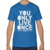 Blogerska koszulka męska You only live once