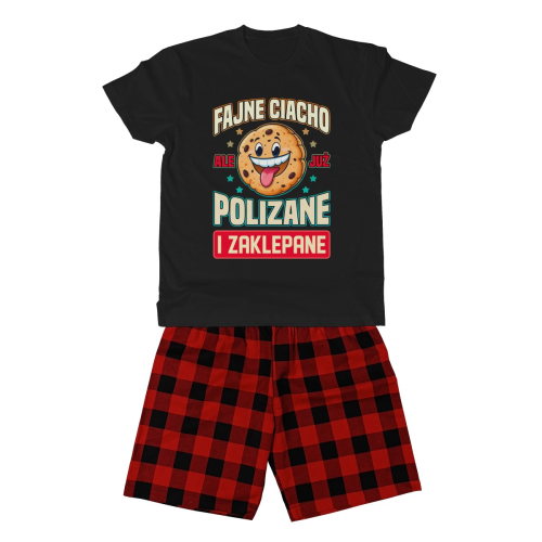 Piżama męska Fajne ciacho ale już polizane i zaklepane na prezent dzień chłopaka walentynki święta