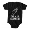 Body dziecięce z nadrukiem Milk is magic