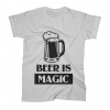 Koszulka męska z nadrukiem Beer is magic dla taty na dzień ojca