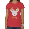 Koszulka damska świąteczna na mikołajki Mickey Renifer Święta